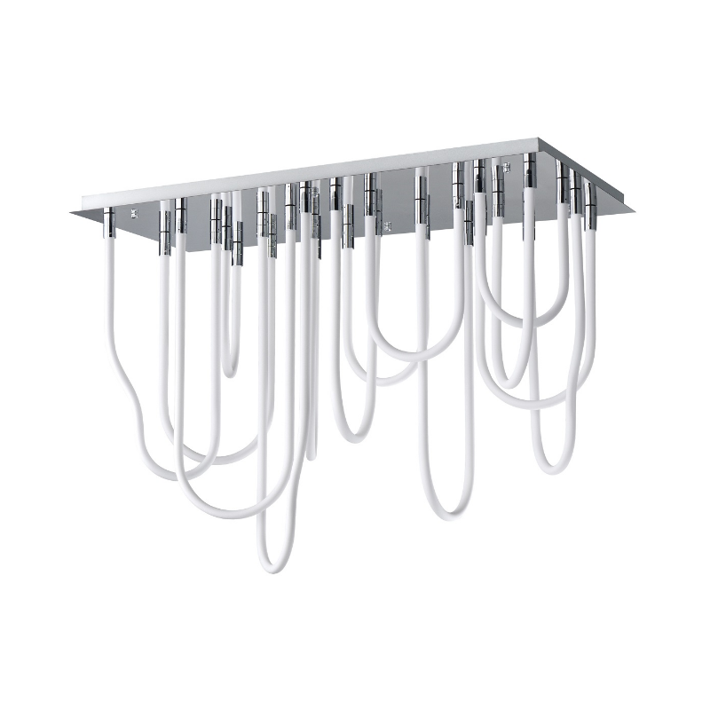 ET2 E24989 Soleil 14-lt 42" LED Flush Mount - Polished Chrome