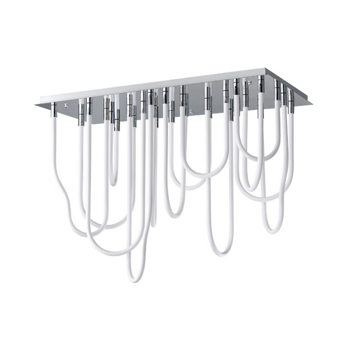 ET2 E24989 Soleil 14-lt 42" LED Flush Mount - Polished Chrome