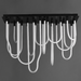 ET2 E24989 Soleil 14-lt 42" LED Flush Mount - Matte Black