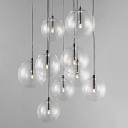 ET2 E25077 Global 9-lt 22" LED Chandelier