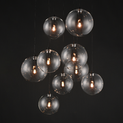 ET2 E25077 Global 9-lt 22" LED Chandelier