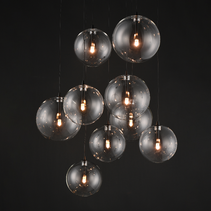 ET2 E25077 Global 9-lt 22" LED Chandelier