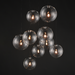ET2 E25077 Global 9-lt 22" LED Chandelier
