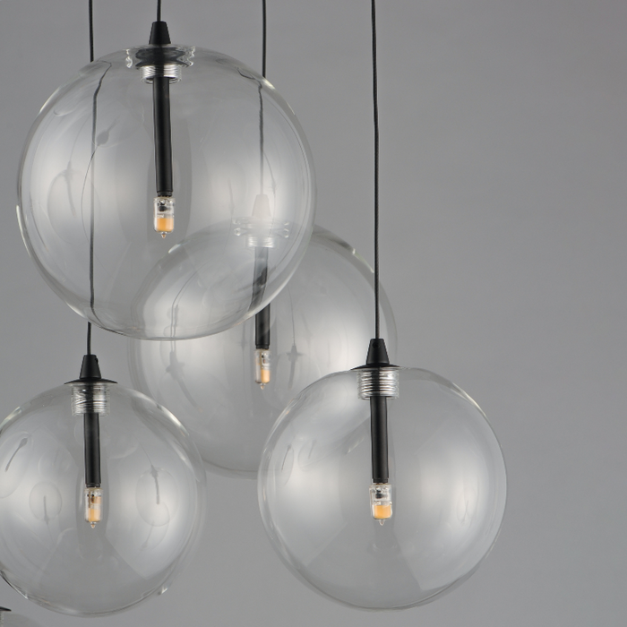 ET2 E25077 Global 9-lt 22" LED Chandelier