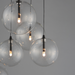 ET2 E25077 Global 9-lt 22" LED Chandelier