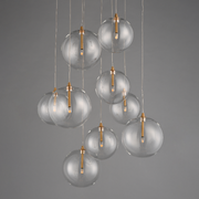 ET2 E25077 Global 9-lt 22" LED Chandelier