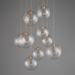 ET2 E25077 Global 9-lt 22" LED Chandelier