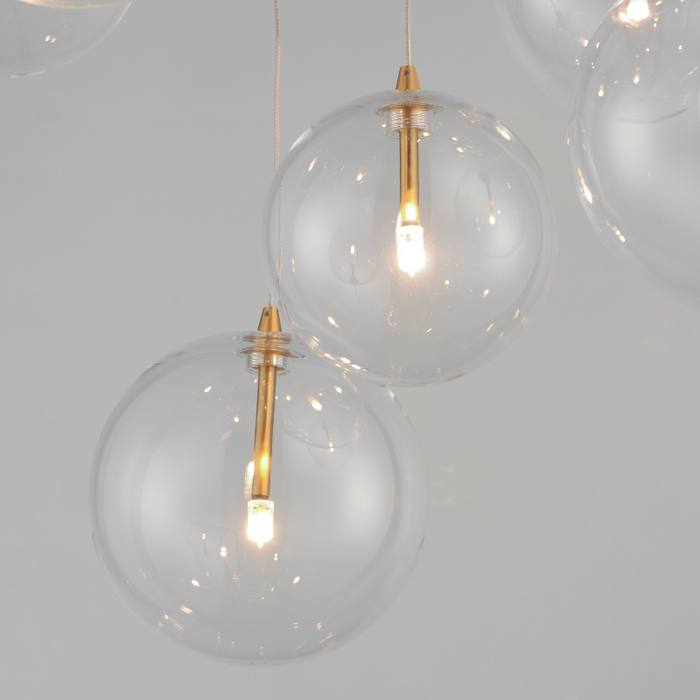 ET2 E25077 Global 9-lt 22" LED Chandelier