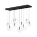 ET2 E25079 Global 10-lt 42" LED Pendant - Black