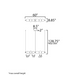 ET2 E25168 Soji 6-lt 60" LED Linear Pendant