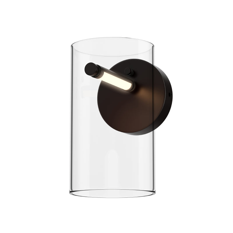 ET2 E26380-18 Polo 1-lt 9" Tall LED Wall Sconce-Black