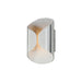 ET2 E30151 Folio 2-lt 10" Tall LED Outdoor Wall Sconce-Satin Aluminum / White