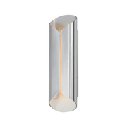 ET2 E30156 Folio 2-lt 20" Tall LED Outdoor Wall Sconce - Satin Aluminum/White