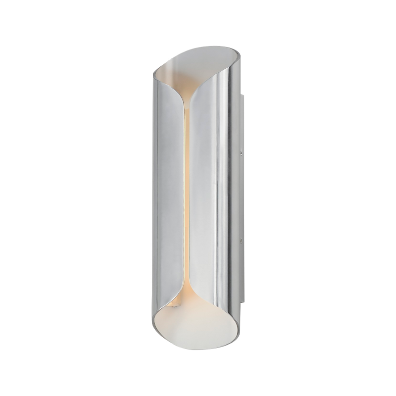 ET2 E30156 Folio 2-lt 20" Tall LED Outdoor Wall Sconce - Satin Aluminum/White