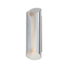 ET2 E30156 Folio 2-lt 20" Tall LED Outdoor Wall Sconce - Satin Aluminum/White