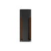 ET2 E30214 Maglev 1-lt 18" Tall LED Outdoor Wall Sconce-Black