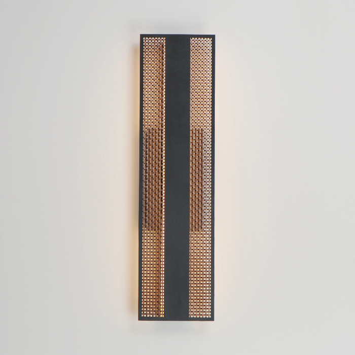ET2 E30292 Interlace 2-lt 24" Tall LED Outdoor Wall Sconce