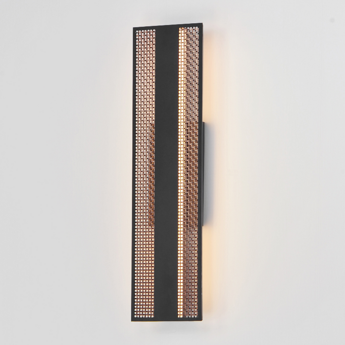 ET2 E30292 Interlace 2-lt 24" Tall LED Outdoor Wall Sconce
