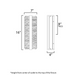 ET2 E30362 Terra 1-lt 16" Tall LED Outdoor Wall Sconce