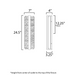 ET2 E30363 Terra 1-lt 25" Tall LED Outdoor Wall Sconce