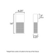 ET2 E30392 Grate 1-lt 14" Tall LED Outdoor Wall Sconce
