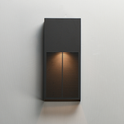 ET2 E30392 Grate 1-lt 14" Tall LED Outdoor Wall Sconce - Architectural Bronze