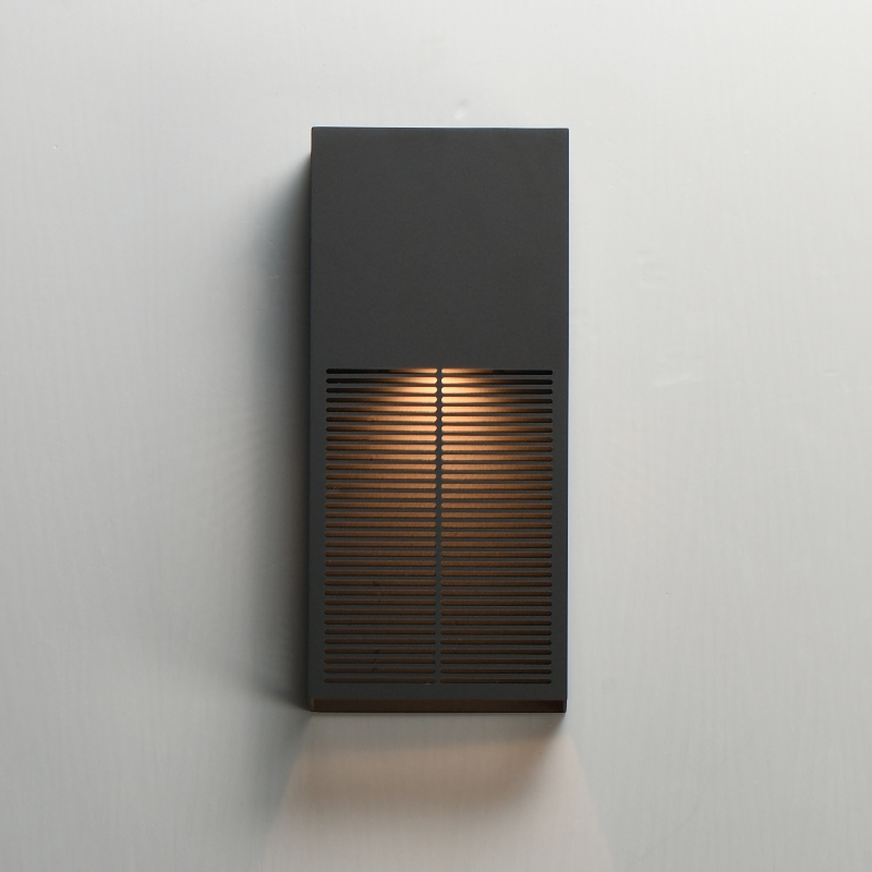 ET2 E30392 Grate 1-lt 14" Tall LED Outdoor Wall Sconce - Architectural Bronze