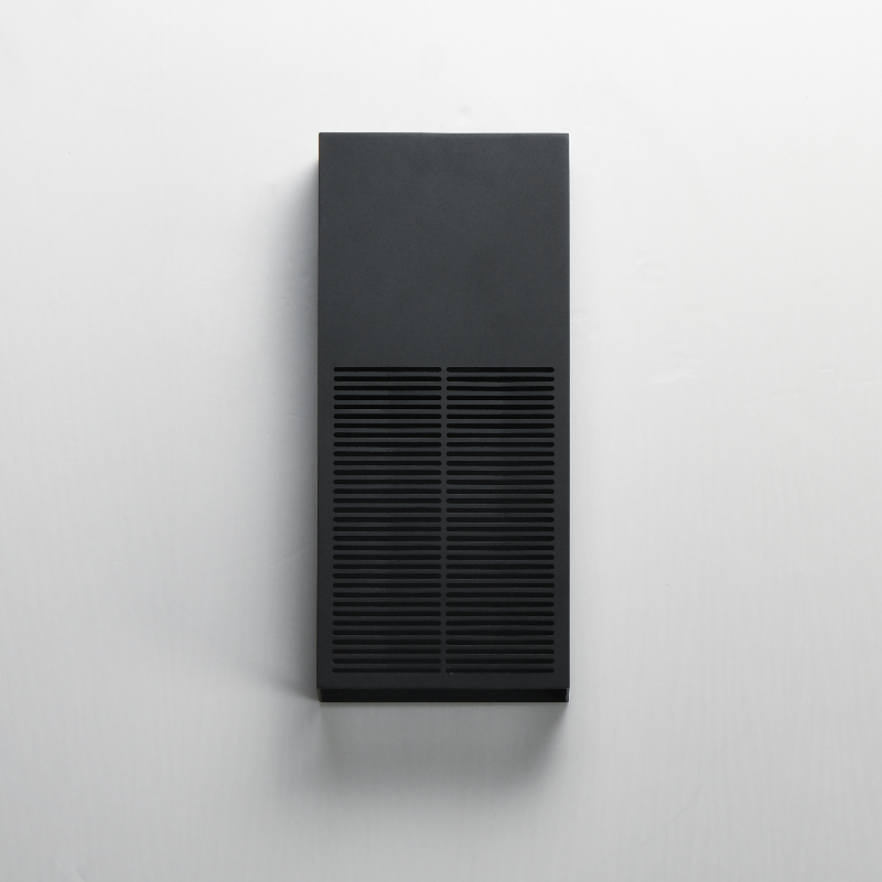 ET2 E30392 Grate 1-lt 14" Tall LED Outdoor Wall Sconce - Black