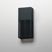 ET2 E30392 Grate 1-lt 14" Tall LED Outdoor Wall Sconce - Black