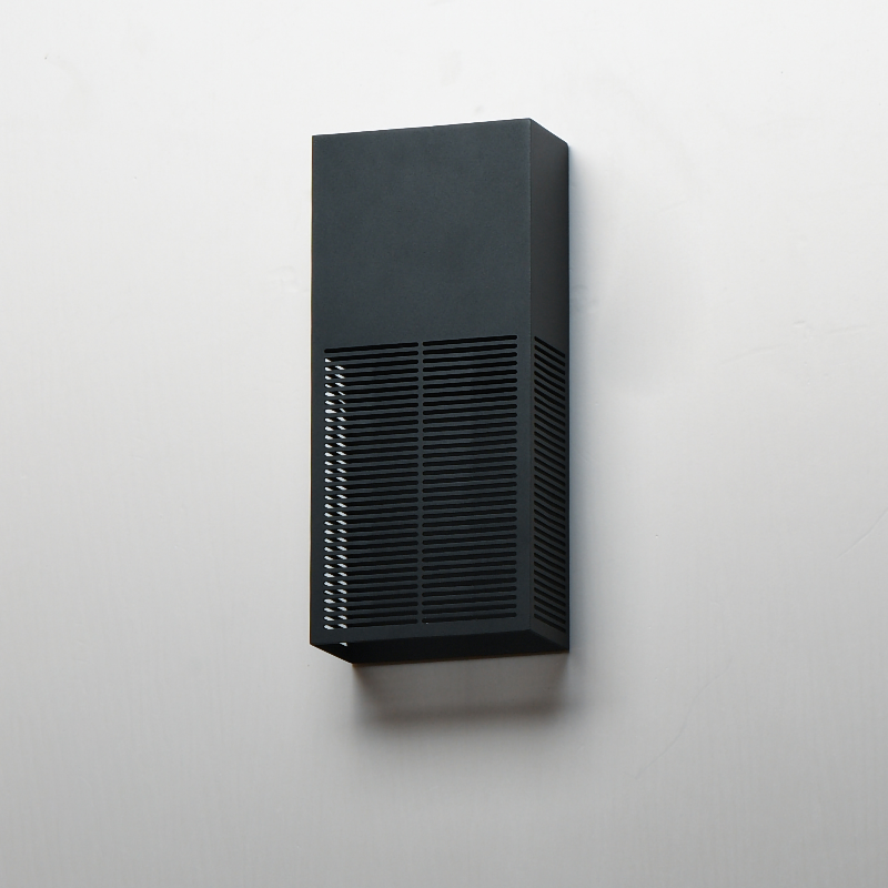 ET2 E30392 Grate 1-lt 14" Tall LED Outdoor Wall Sconce - Black