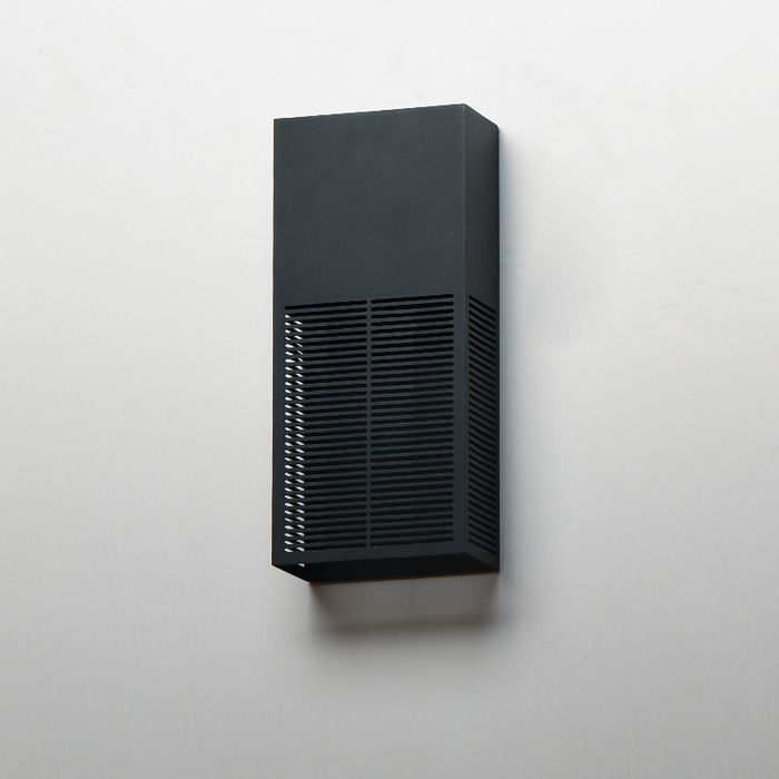 ET2 E30392 Grate 1-lt 14" Tall LED Outdoor Wall Sconce - Black