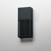 ET2 E30392 Grate 1-lt 14" Tall LED Outdoor Wall Sconce - Black