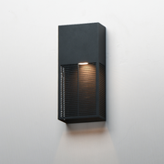 ET2 E30392 Grate 1-lt 14" Tall LED Outdoor Wall Sconce - Black