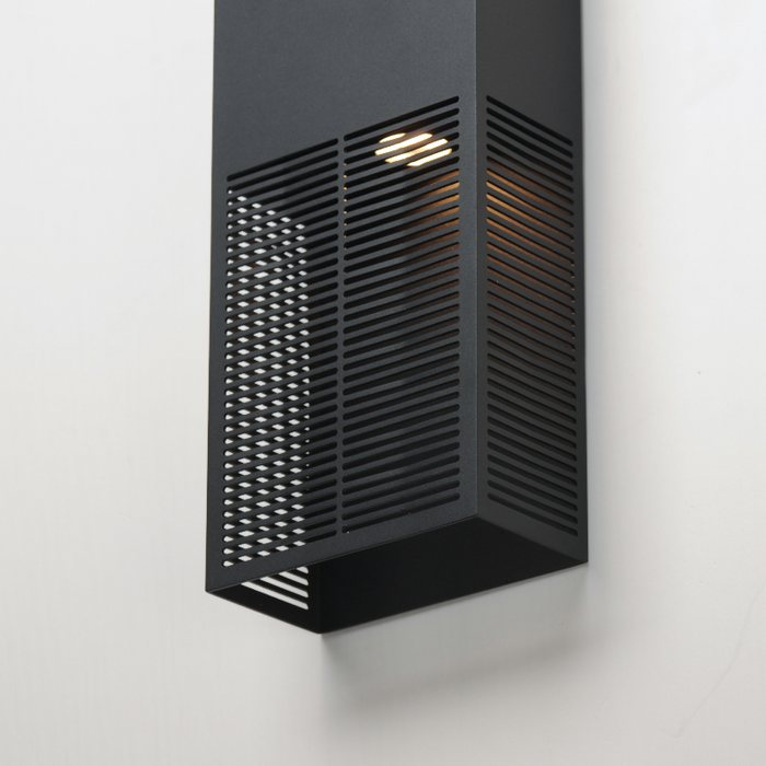 ET2 E30392 Grate 1-lt 14" Tall LED Outdoor Wall Sconce