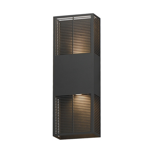 ET2 E30393 Grate 2-lt 18" Tall LED Outdoor Wall Sconce - Architectural Bronze
