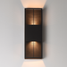 ET2 E30393 Grate 2-lt 18" Tall LED Outdoor Wall Sconce - Architectural Bronze
