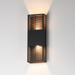 ET2 E30393 Grate 2-lt 18" Tall LED Outdoor Wall Sconce - Architectural Bronze