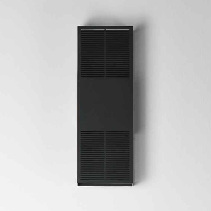 ET2 E30393 Grate 2-lt 18" Tall LED Outdoor Wall Sconce - Black
