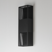 ET2 E30393 Grate 2-lt 18" Tall LED Outdoor Wall Sconce - Black
