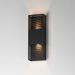 ET2 E30393 Grate 2-lt 18" Tall LED Outdoor Wall Sconce - Black