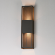 ET2 E30394 Grate 2-lt 24" Tall LED Outdoor Wall Sconce - Architectural Bronze