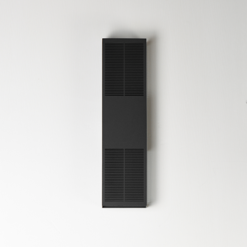 ET2 E30394 Grate 2-lt 24" Tall LED Outdoor Wall Sconce - Black