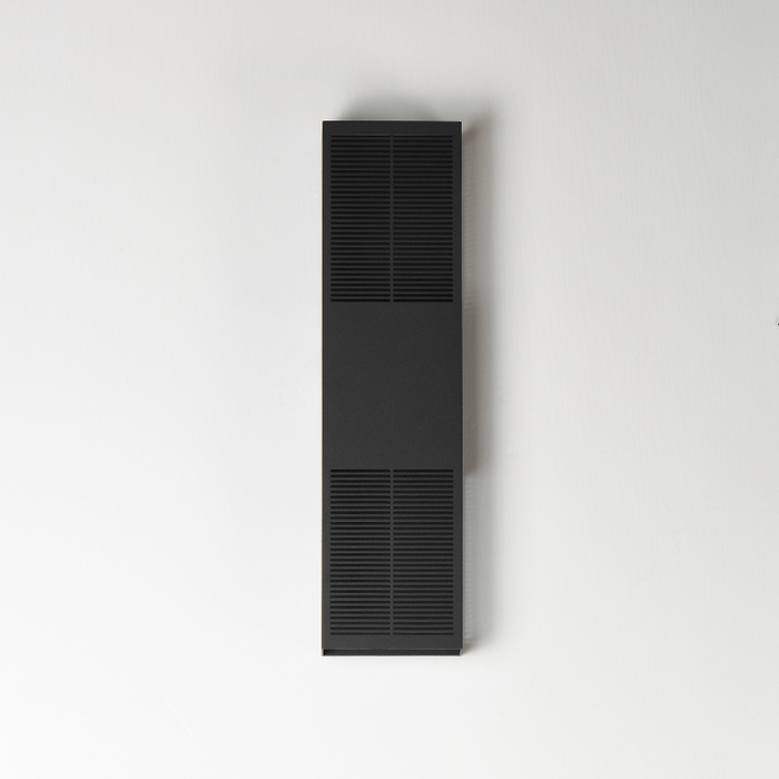 ET2 E30394 Grate 2-lt 24" Tall LED Outdoor Wall Sconce - Black