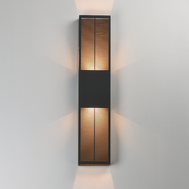ET2 E30395 Grate 2-lt 30" Tall LED Outdoor Wall Sconce - Architectural Bronze