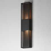ET2 E30395 Grate 2-lt 30" Tall LED Outdoor Wall Sconce - Architectural Bronze