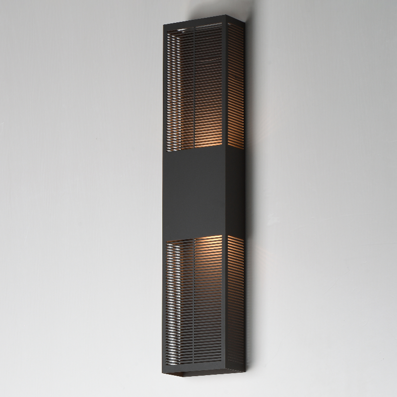 ET2 E30395 Grate 2-lt 30" Tall LED Outdoor Wall Sconce - Architectural Bronze