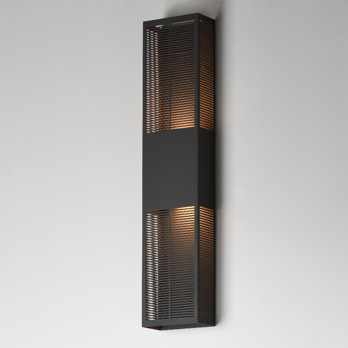 ET2 E30395 Grate 2-lt 30" Tall LED Outdoor Wall Sconce - Architectural Bronze