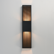ET2 E30395 Grate 2-lt 30" Tall LED Outdoor Wall Sconce - Black