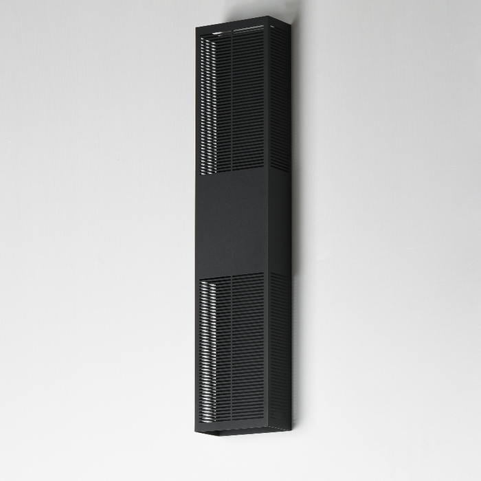 ET2 E30395 Grate 2-lt 30" Tall LED Outdoor Wall Sconce - Black