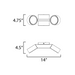ET2 E30521 Embrace 2-lt 14" LED Wall Sconce